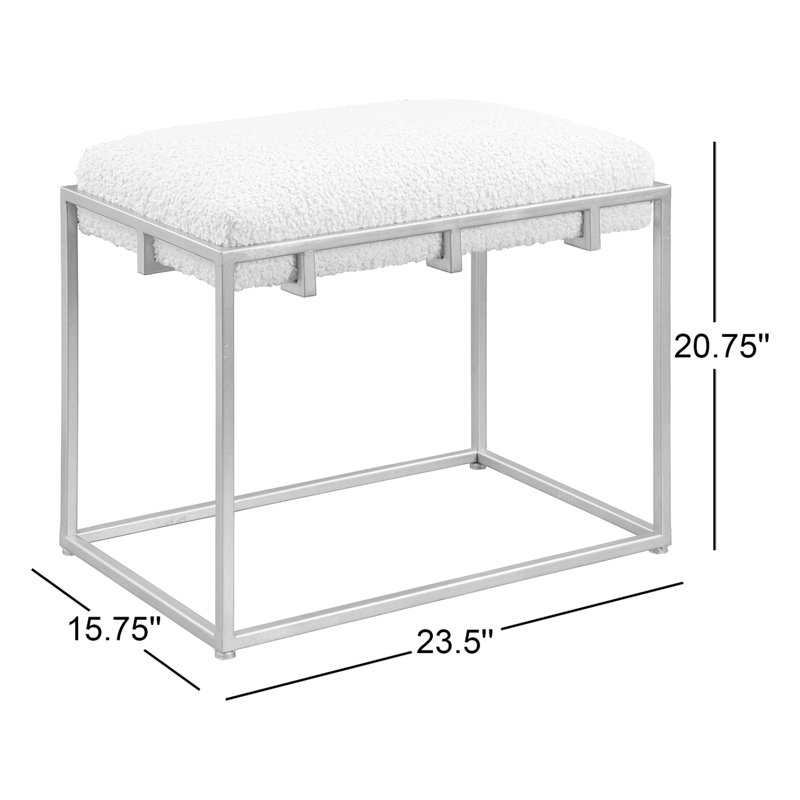 Paradox Upholstered Vanity Stool