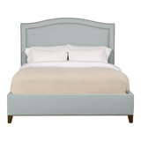 Caroline/Casey Queen Upholstered Low Profile Panel Bed
