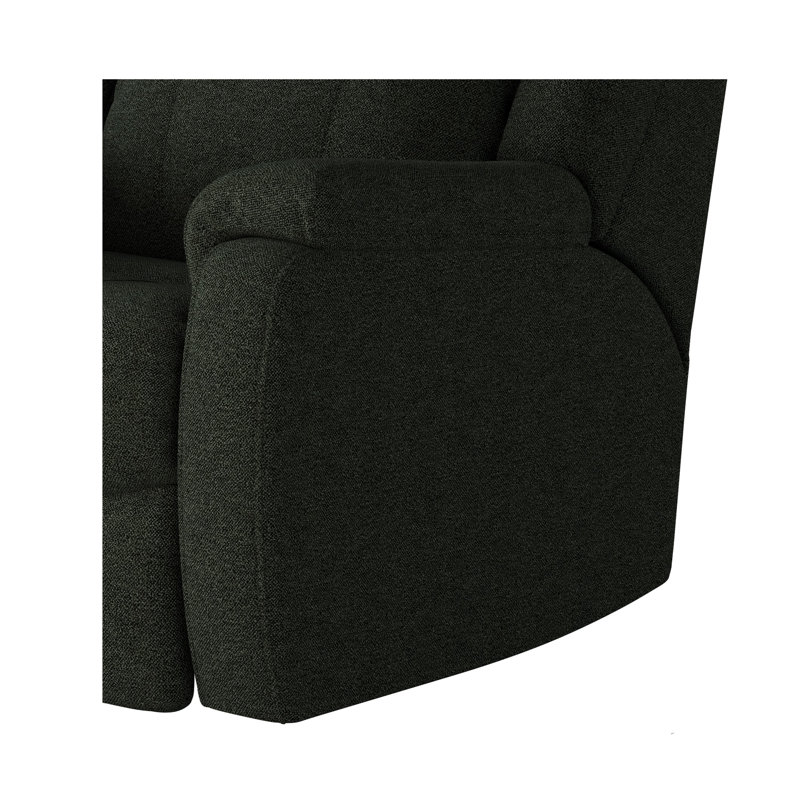 Fauteuil inclinable mural Hercules, Chenille noir mat