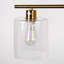 Luminaire suspendu linéaire en verre à intensité variable pour îlot de cuisine à 5 lumières de 5,9 po (l) à hauteur réglable-112011162-112136981-112011163