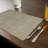 Sterilla Rectangular Placemat, Tan, 16.5" x 12.5", Set of 6