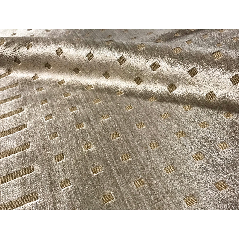 Geometric Area Rug in Brown