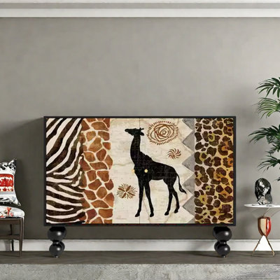 Armoire d'appoint à deux portes de luxe Modern Light