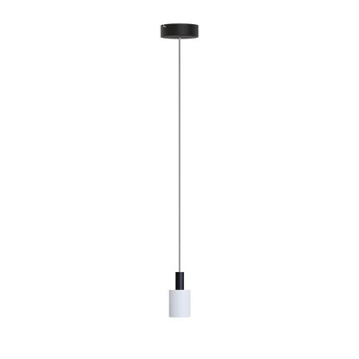 Luminaire suspendu tambour 1 lumière DEL Essoura