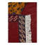 Red Hand Knotted Cheetah Design Persian Shiraz Rug 2'1"X 2'5"