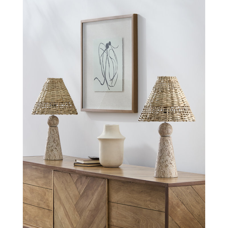 Cerveny Table Lamp, Beige