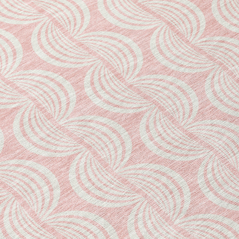 Tapis intérieur / extérieur rose Darya , 5' x 7'6"