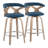 Betuel Swivel Upholstered Counter Stool-92170247-92170246