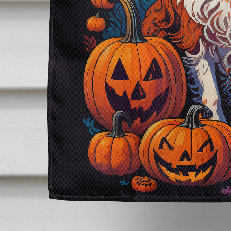 Drapeau d'Halloween épagneul Brittany, 40 po x 28 po