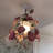 1-light Dimmable Rose Chandelier