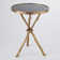 Twig Table-Nickel/Black Granite