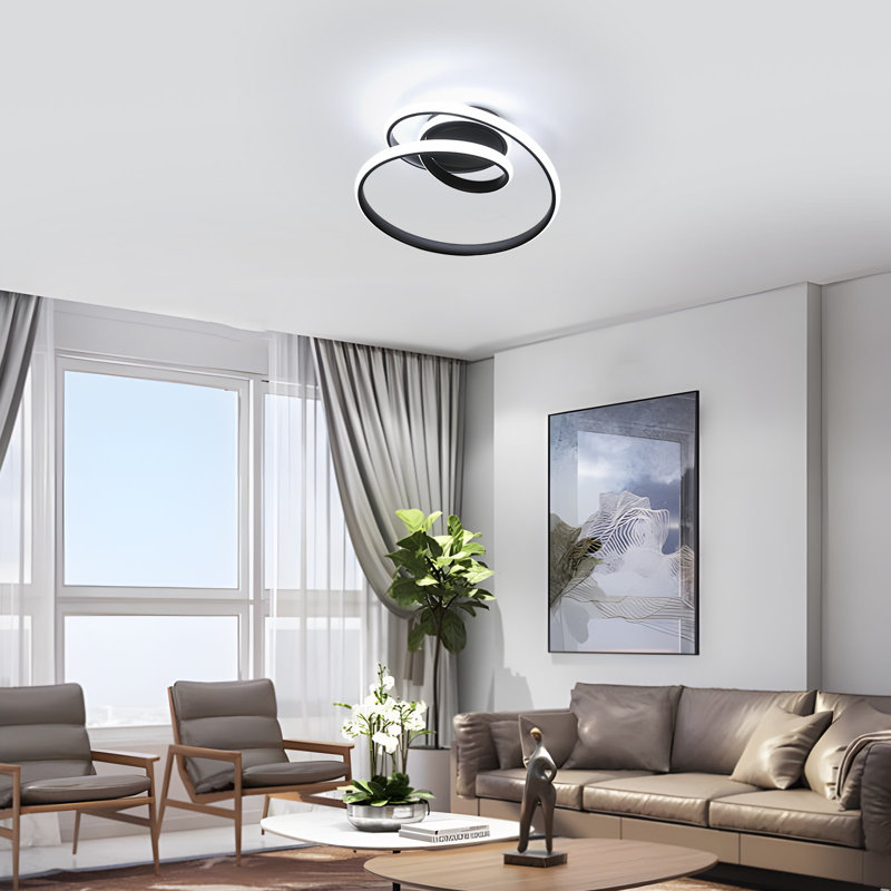 Carmelitta Acrylic LED Flush Mount, 6500
