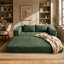 Canapé-lit modulaire convertible de 75,2 pouces avec revêtement texturé vert-133572794