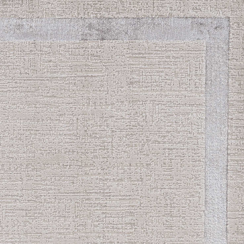 Tapis touffeté ivoire / argent, Rectangle 3 pi 3 po x 4 pi 11 po