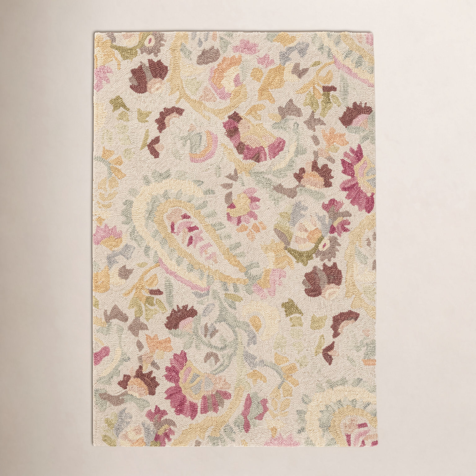 Ines Handmade Wool Rug, Rectangle 3' x 5'