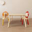 Ensemble de table et de chaises pour enfants, ensemble de 3 à 5 pièces pour table et chaises pour tout-petits, ensemble de table de jeu en bois