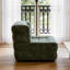 1 Seater Velvet Sofa-261692293