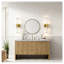 Ensemble de 2 lumières de meuble-lavabo modernes à DEL dorées - appliques murales à bulles de cristal à intensité variable pour la salle de bain, la chambre à coucher et le salon