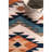 Handmade Hooked Orange/Cream/Navy Area Rug-912603181
