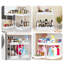 Ensemble de 2 organisateurs de rangement coulissants polyvalents pour sous l'évier et sous l'armoire dans la cuisine et la salle de bain-113008591-113008593