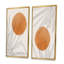 Branche botanique orange avec feuilles I - ensemble de 2 peintures-1102742662-1102742660