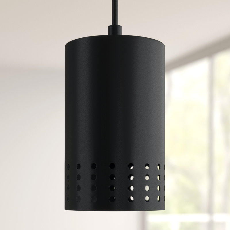 Montanez 1 - Light Single Pendant, Matte Black