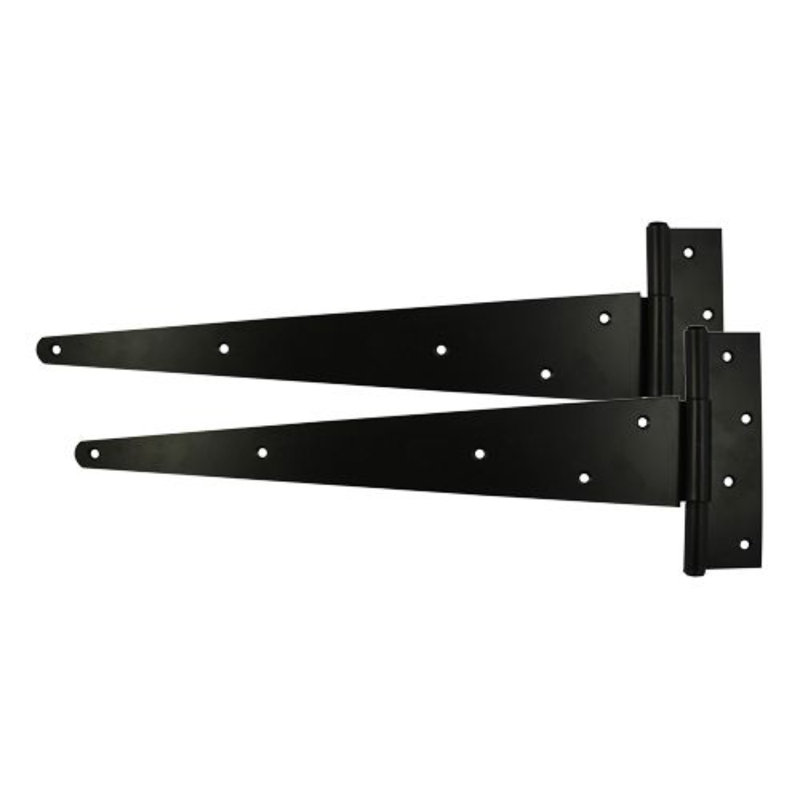 9cm H x 30.5cm W Offset Pair Door Hinges, Black
