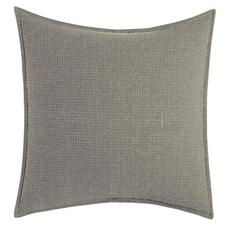 Gray Cotton Reversible Queen Comforter Set with Shams