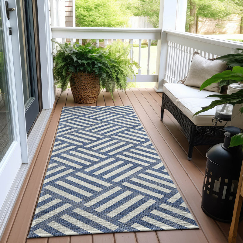 Kinslee Geometric Rug, Runner 2'3" x 7'6"