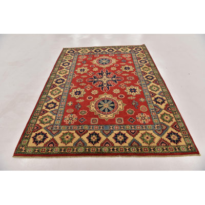 One-of-a-Kind 5' X 6'8" New Age Wool Area Rug in