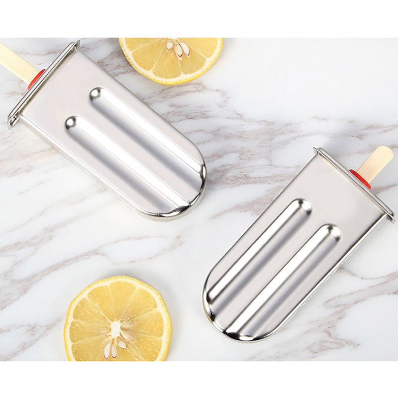 6 PCS Stainless Steel Popsicle Molds