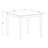 3 Piece Kitchen Counter Set for Small Spaces Contains a Square Dining Room Table and 2 Dining Chairs, Buttermilk & Cherry-681965921-727371985
