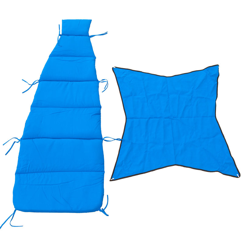 Coussin de salon méridienne Emilia, Bleu royal