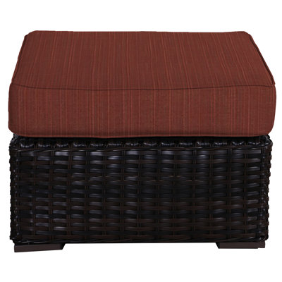 Repose-pieds d'extérieur avec coussin Sireci