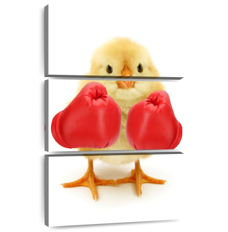 Ketti Funny Boxer Chick, 45" H x 28" W