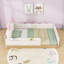 Upholstered Platform Bed With Animal Pillows And Storage Bags-695666232