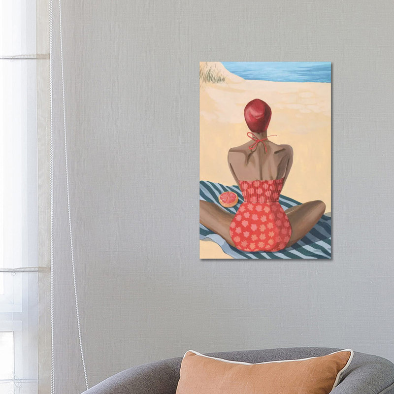 Pomello Beach II by Grace Popp - Wrapped Canvas Gallery-Wrapped Canvas Giclée, 66.04 cm H x 45.72 cm W