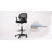 Backed Adjustable Height Ergonomic Active Stool with Footrest