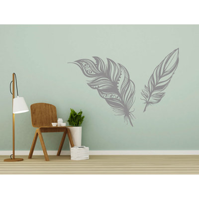 Adhésif décoratif plumes