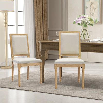 Mid-century Modern Dining Chairs With Wood Legs