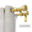 Tringle à rideaux double 5/8 po avec fleurons à bouton-714391284-714391283
