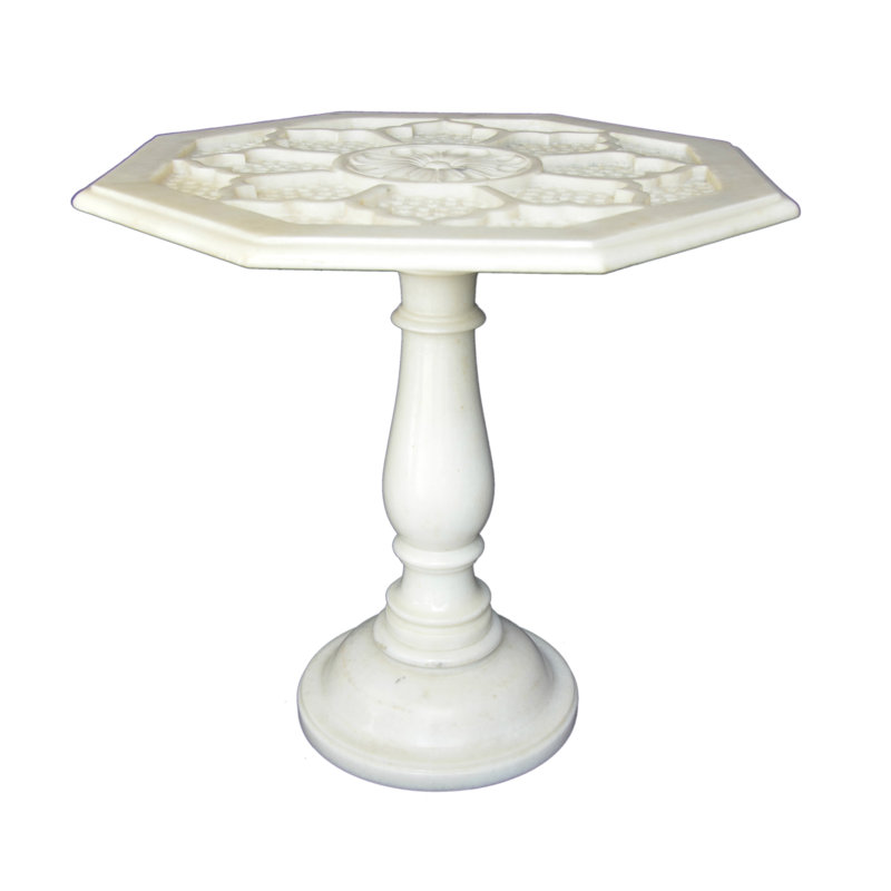 Marble Top End Table