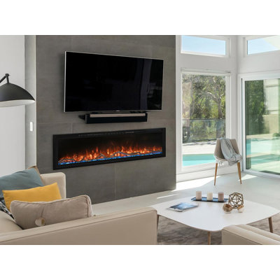 Foyer électrique encastré ou mural Modern Flames Spectrum Slimline