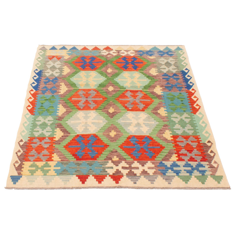 Tapis vert Motlie de conception unique 4 pi 11 po x 6 pi 7 po Motlie