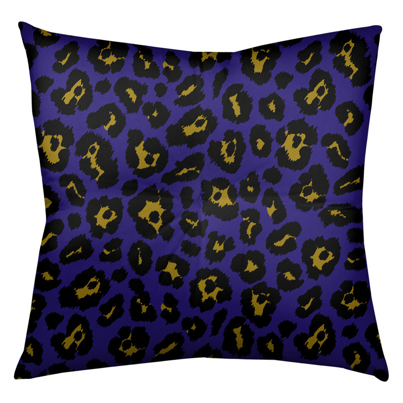 Housse et insert de coussin carré touffeté, H 26 po x l 26 po x P 3 po, Mauve / noir / jaune