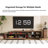 Extendable Walnut TV Stand with Storage(88"-115")