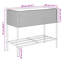 Celep Metal Elevated Planter-654476115-654476113