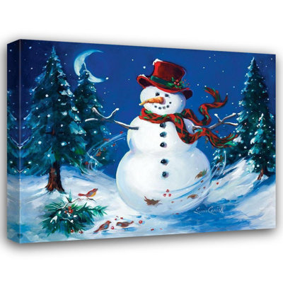 Alcott Hill® Comish, Susan Gallery Wrapped Canvas Art Titled: One Blustery Night
