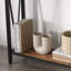 120x25x76cm Industrial Console Table with Shelf, Narrow Sofa Table-1498945527