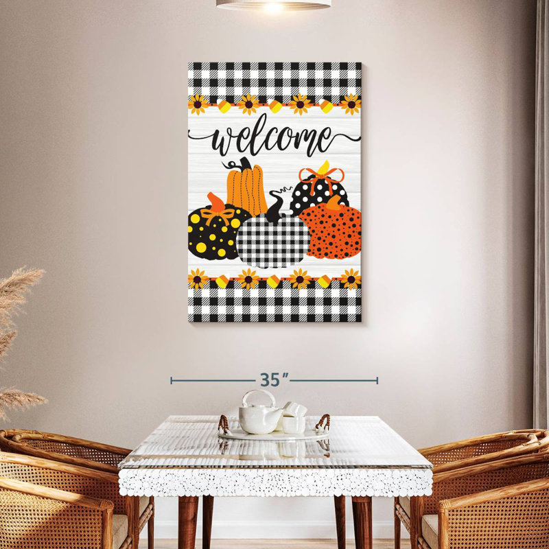 Plaque murale Kema Welcome, H 45 po x l 30 po